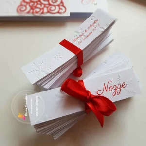 bigliettini bomboniera fiocco di neve BB021