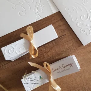 bigliettino bomboniera onde