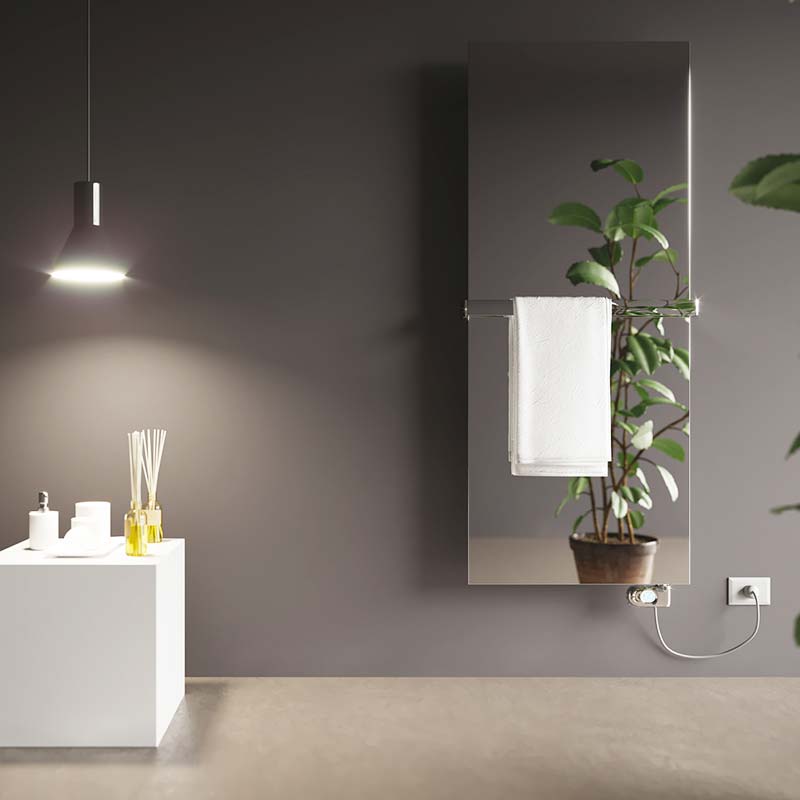 CORDIVARI DESIGN – Termoarredo Radiatore Acciaio Elettrico FRAME INOX Varie Misure