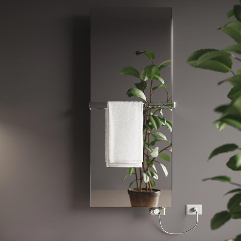 CORDIVARI DESIGN – Termoarredo Radiatore Acciaio Elettrico FRAME INOX Varie Misure - immagine 2