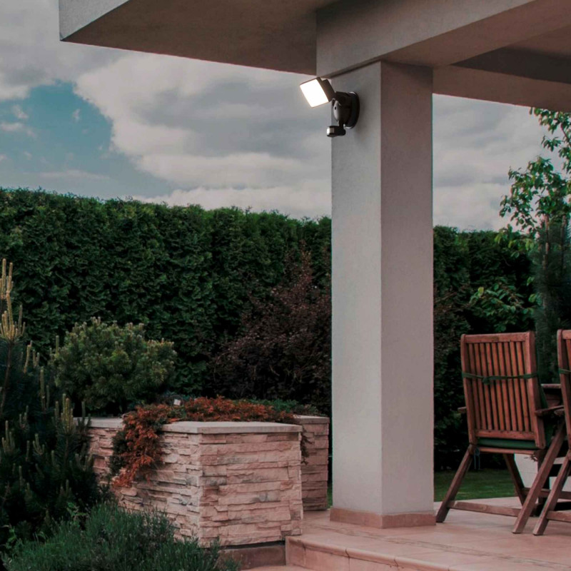 Faretto Led applique doppio/singolo per esterni con sensore PIR 30/15w IP54 – De Sanctis Light & Design - immagine 2