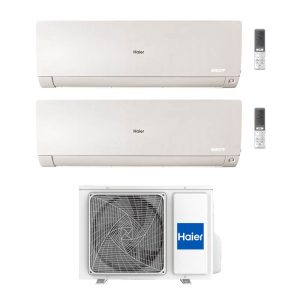 HAIER – Climatizzatore Inverter Dual 9000+9000 9+9 Classe A++ FLEXIS PLUS Wifi Iintegrato 2U40S2SM1FA