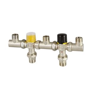 ICMA- VALVOLA MISCELATRICE KIT TERMOSTATICO SOLARE INTEGRAZIONE PANNELLO CALDAIA S170