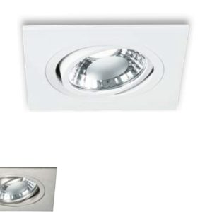 INTEC LIGHT Orione faretto LED ad incasso quadrato orientabile 6W