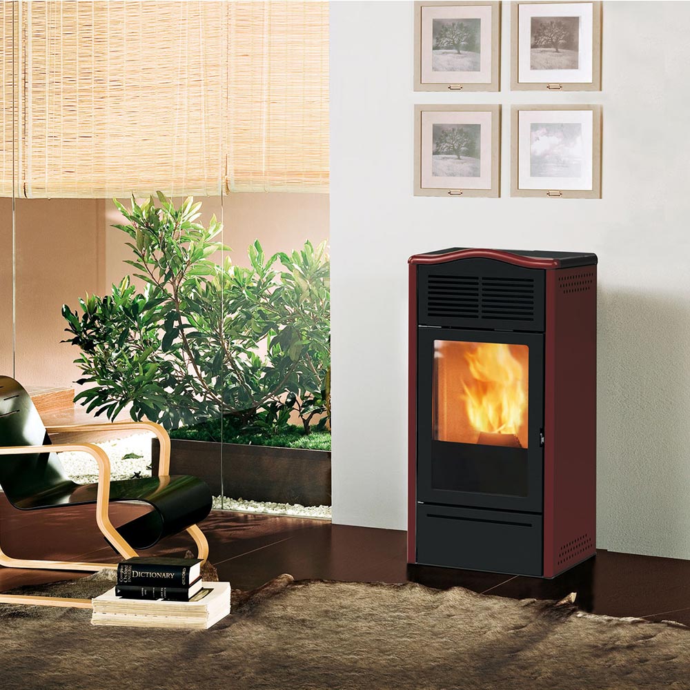 Italiana Camini by Edilkamin – Stufa a Pellet Piro2 Kw.6,9 Cinque Stelle Classe A+ vari colori - immagine 4
