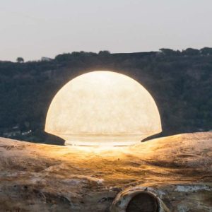 In-es.artdesign Luna lampada di design da tavolo Button T
