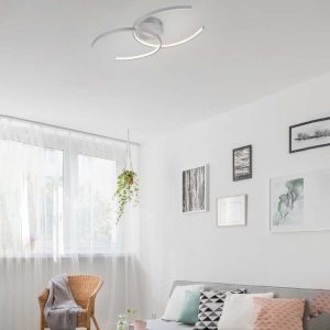 Plafoniera Led Cocos in metallo dimmerabile tramite interruttore 10W- Trio Lighting