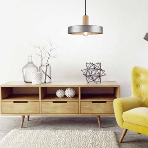 Lampada a sospensione Led Gaya D. 35cm H. 150cm E27- Trio Lighting