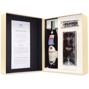 Cofanetto "Dolceamaro" Elixir de Cuba 7 Anni + 20 Bicchierini Cioccolato + Bicchieri Plastica - Legendario