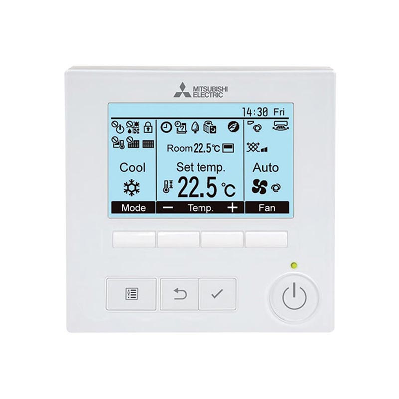 MITSUBISHI ELECTRIC – Comando remoto Deluxe via cavo PAR-40MAA