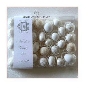 Scatola degustazione 31 confetti – Matrimonio