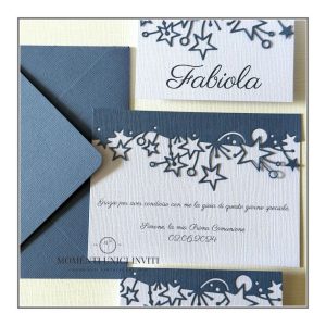 Card ringraziamento con busta – Collezione Polvere di Stelle