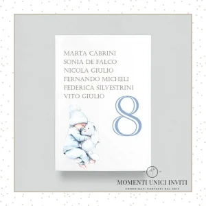 Cards Tableau Battesimo Dolci Nanne Bimbo – 13×18 cm