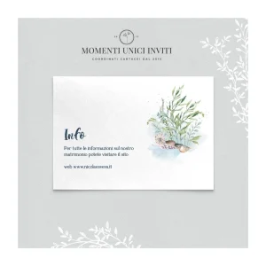 Favignana – info card / lista di nozze