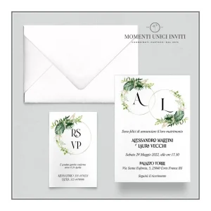 Laos – partecipazione e invito con busta – mod. 13×18