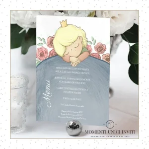 Menù Piccolo Principe Sognante -15×21 cm