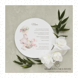 Menù Tondo Sottopiatto – Vicky