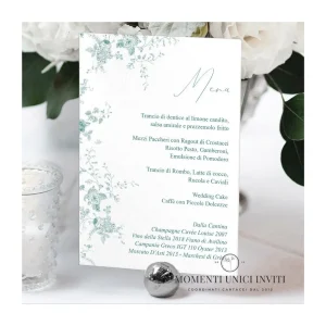 Vittoriana – menu 15×21 cm