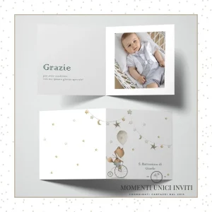 Volpina – card ringraziamento 14,5×14,5 cm