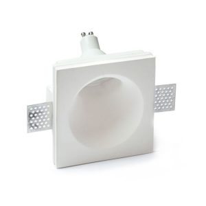 Porta faretto da incasso in gesso 45° tondo 036 ART.1201