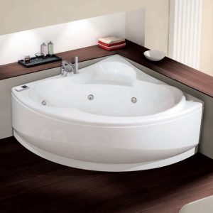 NOVELLINI – VASCA ANGOLARE PANNELLATA 135X135 ” UNA ” STANDARD