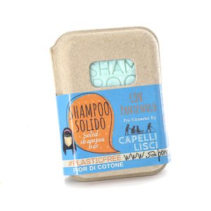 Shampoo Solido Fior di Cotone 55 g, Ideale per Capelli Lisci con Pantenolo – Officina Cosmetica ANTICHI RICORDI