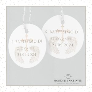 Tag Tondo Bomboniera – Angel