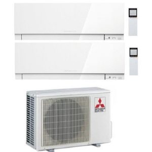 MITSUBISHI – CLIMATIZZATORE INVERTER DUAL 12000+18000 12+18 BTU A+++ Kirigamine Zen WIFI MXZ-3F54VF R32